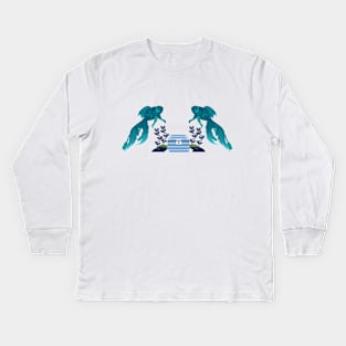 fish Design Kids Long Sleeve T-Shirt